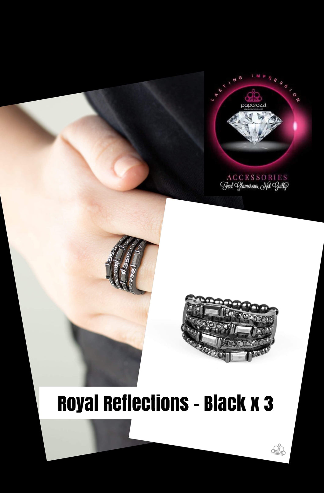 Royal Reflections - Black